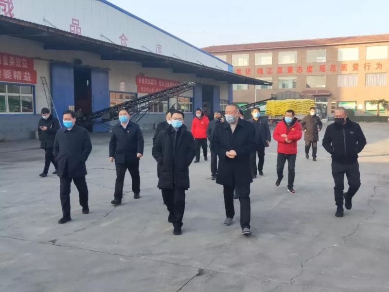 縣長(zhǎng)申琳調(diào)研旭瑞集團(tuán)疫情防控、復(fù)工復(fù)產(chǎn)情況！